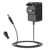 Entrada: CA 100 ~ 240 V, 50/60 Hz. Salida: CC 12 V, máx. 2 A/2000 mA, 24 W. Con enchufe CC de 5,5 x 2,5 mm. Para cumplir con más requisitos, regalamos un conector CC hembra. Puedes atornillar los cables fácilmente, no requiere soldadura. Esto ampliará enormemente su alcance de aplicación.