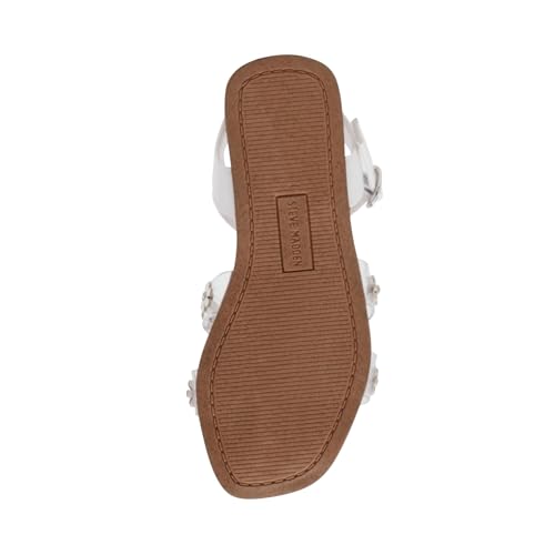 Steve Madden Girls Shoes Girls Haydin Flat Sandal, White Multi, 4 Big Kid3