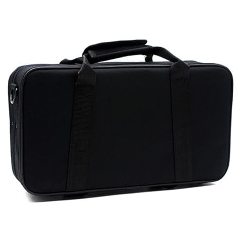 Totority Clarinet Bag Black Shoulder Strap and Handle Music Instrument Carrying Case for Clarinet Storage