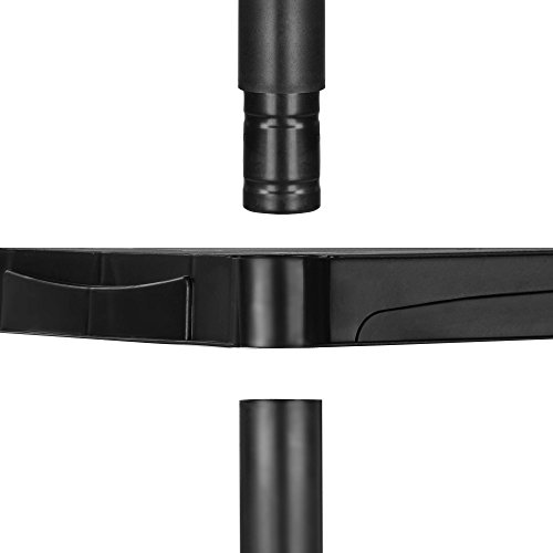 VonHaus Garage Shelving Units - 4 Tier Shelving Units for Storage - Lightweight, Compact & Easy to Build Shed Storage Units - Pack of 2 - Weatherproof Shed Solutions