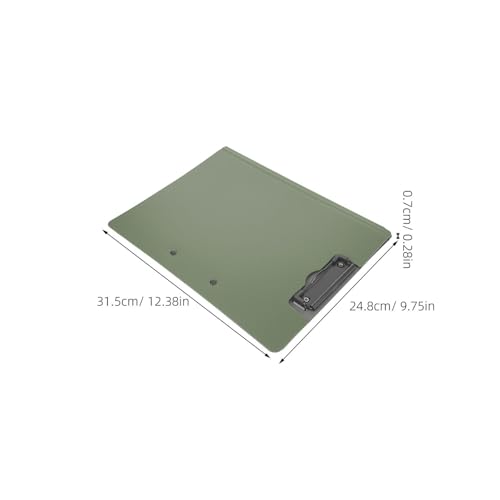Porte-blocs pliant double pince horizontale verticale pour documents et notes de bureau