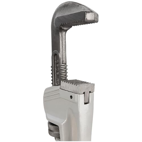 Image of Performance Tool W2118 18 in. Aluminum Pipe Wrench | Precision milled and drop forged steel jaws. Strong and lightweight aluminum handle. Essential plumbing tool