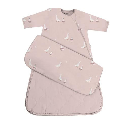 Image of GUNAMUNA Unisex Long-Sleeve Sleep Sack, Wearable Sleep Bag for Toddlers and Babies, Soft Rayon