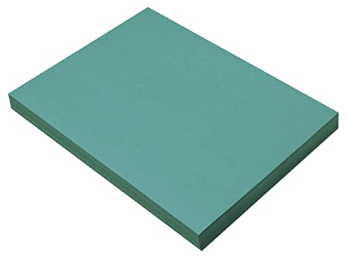 Image of Prang (Formerly SunWorks) Construction Paper, Turquoise, 9 inch x 12 inch, 100 Sheets