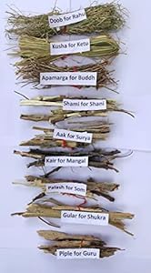 Generic Navgrah Samidha Hawan Samagri For Pooja Havan ki Lakdi - Navgrah Hawan Samidha - Navgrah Lakdi - Navgrah Lakdi for Hawan, Medium, Brown