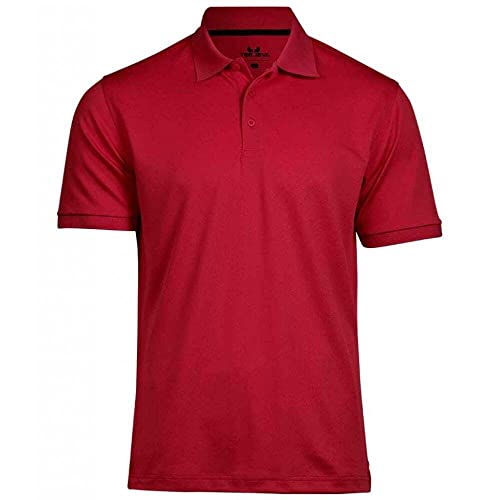 Image of Tee Jays Mens Club Polo Shirt (S) (Red)