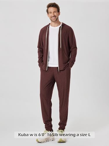 Image of ODODOS Men's Performance Joggers - Ultra Soft odSTRATUM Tech Sweatpants with Adjustable Waist and Secure Pockets