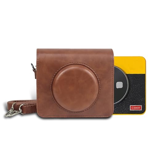 Funda C300R para cámara Kodak Mini Shot 3 de cuero PU vintage miniatura 1