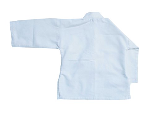 USI UNIVERSAL Karate Dress, 417KB Bouncer Karate Dress, Including White Belt, Karate Uniform Made of Light Weight Poly Cotton, Twill Weave, Basic Cut, Elastic Waist, Woven Labels