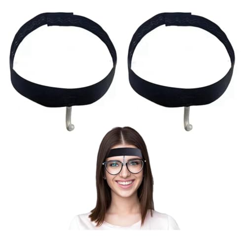 nsgglecher 2Pcs Rhinoplasty Glasses Holder with Hook and Protector to Attachable Glasses, Elastic Headband Eyeglass Holder for Nasal Surgery/Rhinoplasty/Septoplasty/Nose Recovery