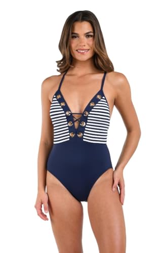 Maillot de bain gainant et plongeant La Blanca pour sculpter la silhouette