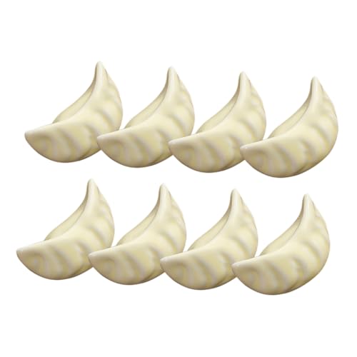 BAZEITFLOW 8個製 水餃子形状 ?子托 食卓用箸置き 衛生的な箸ラック ホテル レストラン向け ユニークで滑り止め 食器の清潔保持 簡単洗浄 収納