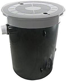CMP 25504-101-000 Round Water Pool Leveler - Grey Lid And Collar