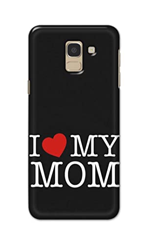 Image of PRINTFIDAA I Love My Mom Hard Back Cover for Samsung Galaxy J6 (2018) (5.6 inch) / Samsung On 6 (2018), J600F / DS Back Cover -(P6) KAT1006