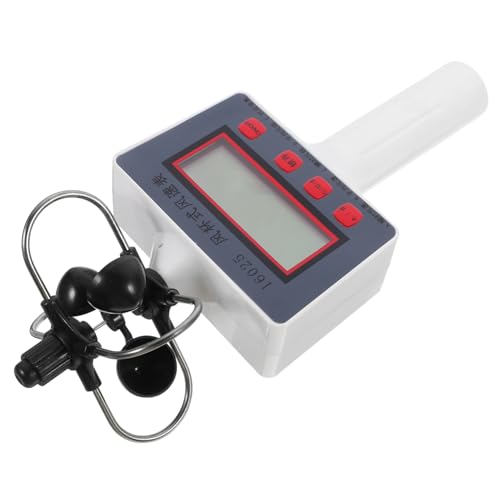 Cabilock Anemometer Handheld Wind Digital Usage Measure Portable Outdoor Indoor Flow Meter Airflow Meter Tester Meter for Sensor Plastic