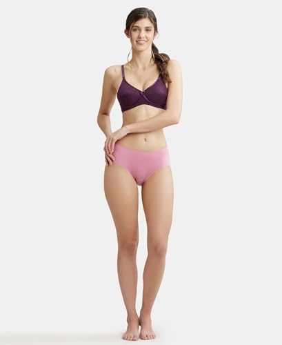 Image of Jockey 1242 Women Wirefree Non Padded Super Combed Cotton Elastane Stretch Medium Coverage Cross Over Everyday Bra