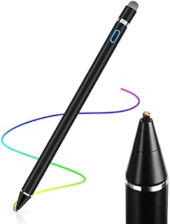 AICase Active Stylus Pen 1.45mm High Precision and Sensitivity Point Capacitive Stylus Compatible for iPhone Samsung iPad Pro iPad Air 2 Tablets, Work at iOS and Android Capacitive Touch Screen