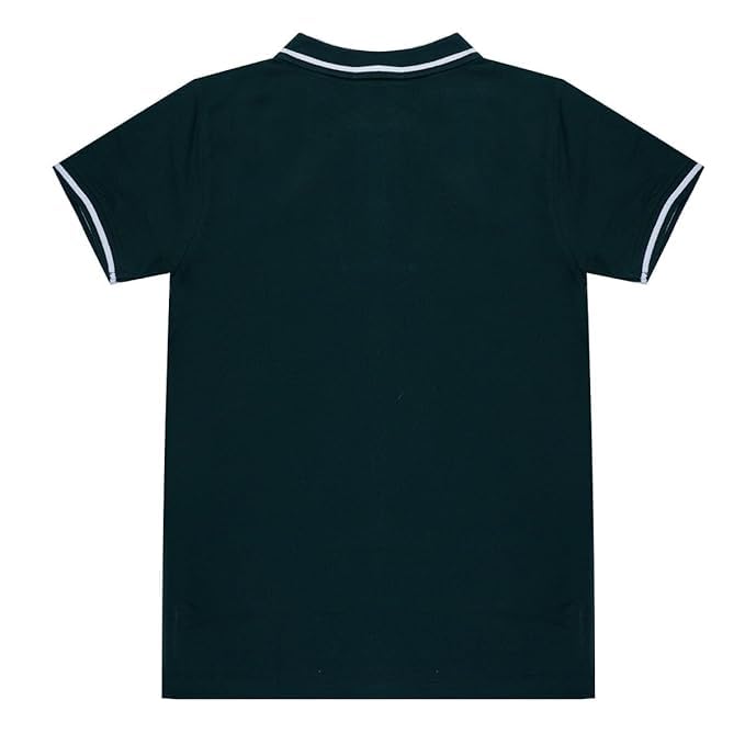 Image of Cloth Theory Boys Cotton Polo T-Shirt for Kids Regular Fit Half Sleeve Casual Summer Polo Neck T-Shirt