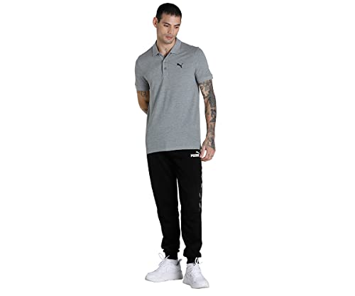 Image of Puma Men's Active ESS Polo T-Shirt | Casual and Comfortable Cotton Solid Regular Fit Polo for Men | Ribbed Collar | Ideal for Golf, Travel, Office & Everyday Comfort