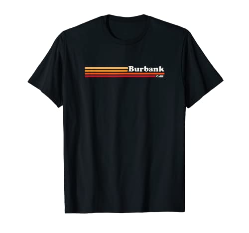 Vintage 1980s Graphic Style Burbank California T-Shirt