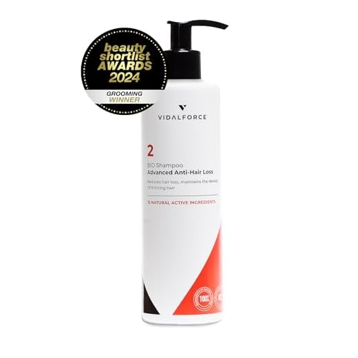 VidalForce. Champu 2 XXL 400ml I GANADOR 2023 I Champú Anticaida Mujer y Hombre I Mejor champu Anticaida Natural I Champú Anticaida con Saw Palmetto y 14 Activos Naturales I Champu Biodegradable