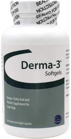Derma3 Large Breed Softgels 60 ct