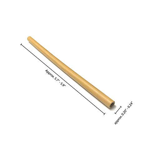 Ia Crafts Bamboo Sticks, Bamboo Straws, Bamboo Stakes Craft Supplies, For Crafts And Diy, Natural Bamboo Color, 5.7” – 5.9” Long And 0.20”-0.24” In Diameter #TOP2