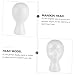 COOLHIYA 3pcs Wig Display Head Mannequin for Beauty Salon Practice Lightweight Foam Model for Wig Making Hat Display and Hair Styling