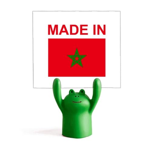 Grenouille décoration de table et support photo style Maroc Country