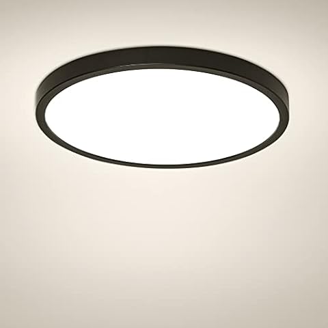 Combuh Plafón LED Negro 28W 2520LM Cover