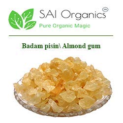 Sai Organics Natural Badam Pisin Almond Gum 100 Pure Organic 1 Kg Amazon In Grocery Gourmet Foods