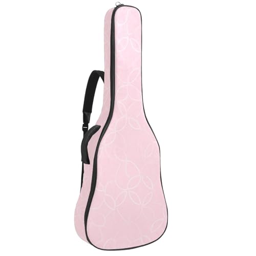 Sac pour guitare rose 42 pouces idéal pour cours et déplacements
