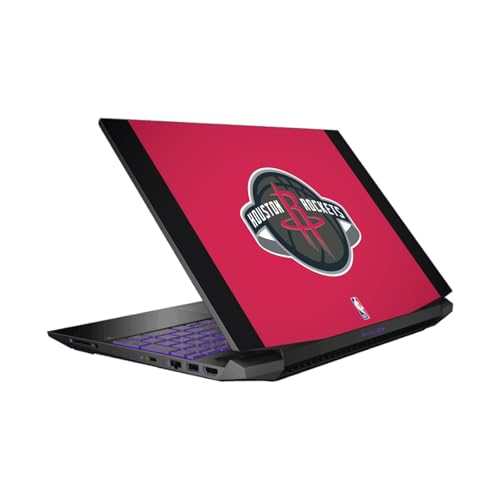 Autocollant Houston Rockets logo rouge pour PC portable HP Pavilion 15.6 pouces 15-dk0047TX