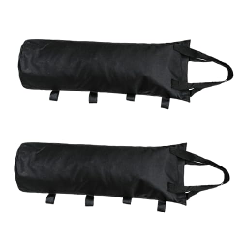 HANABASS 2 Piezas Fijaciones para Carpas Bolsa de para Soporte de Pabellón Resistente y Práctica para Camping Negro