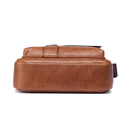 Mens Small Leather Crossbody Purse Bag, Man Shoulder Messenger Bag for Work Business3