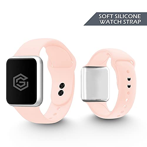 Image of GRIPP Soft Silicone Watch Strap for 40mm /41mm /42mm, Watch Series 11 /10 /9 /8 /7 /6 /5 /4 /3 /2 /1, SE 3 /2 /1, Slim, Lightweight, Adjustable (Watch Not Included)