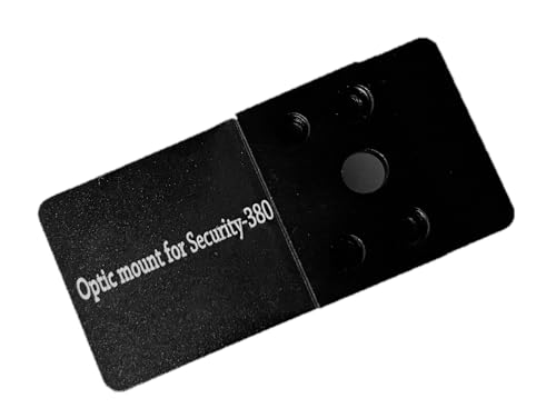 Optic Mount Plate for Ruger Security 380 Pistols Compatible with Holosun 507K,407K, SCS Carry, Riton MPR D2, Riton MPR D2, Riton 3 Tactix MPRD,Crimson Trace CTS-1550, 1250, Vortex Venom/Vortex Defende