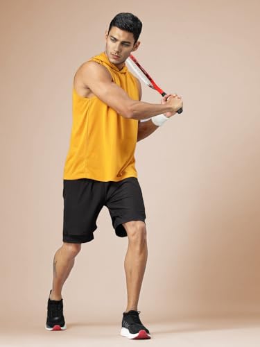 Image of CHKOKKO Men Cotton Regular Fit Tank Tops Sleeveless T-Shirt Gym Wear Vest Solid Stylish Round Neck Running Sando For Sports Workout Fitness & Casual Or Beach Wear