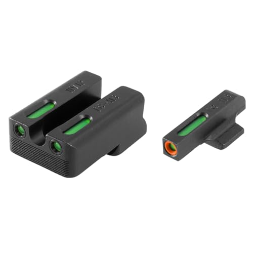 Image of Truglo TFX PRO Handgun Sight, Glowing Shock Proof Tritium and Fiber Optic Night Sight for Handguns, Compact, Durable, and Snag Free Sight
