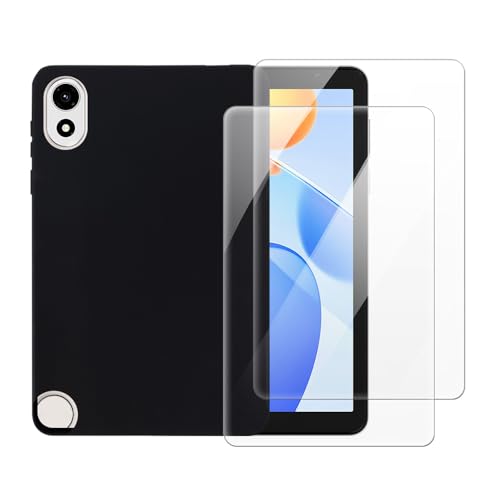 Funda Blackview Zeno 1 evita pantallas rotas con vidrio templado negro