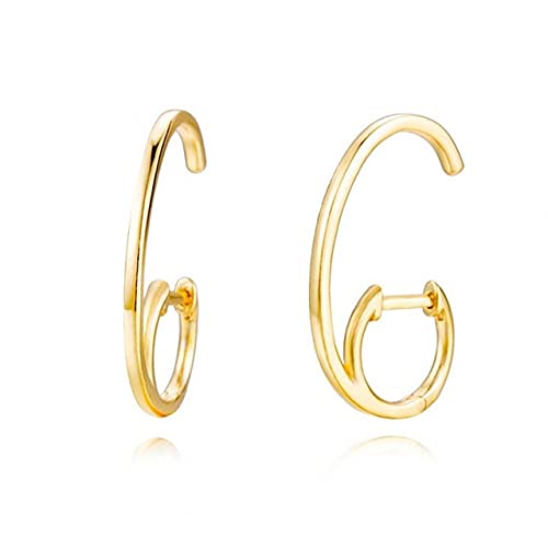 Boucles d'oreilles perçantes élégantes pour femmes actives en journée
