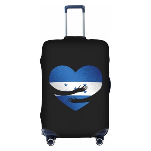 Travel Luggage Cover Honduras Honduran Flag Heart Fashion Washable Baggage Suitcase Protector Fit For Luggage Small