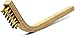 Gordon Brush 60B 60 Degree Angle Hand-Laced Brush.006 Brass