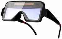 Óculos de Solda com Escurecimento Automático – Proteção Eficiente para Soldador, Lente com Ajuste Rápido à Luz, Conforto e Segurança em Trabalhos de Soldagem, Leve e Resistente, Uso Profissional