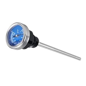 WYHJIUY Motorrad Ölmessstab Mit Temperaturanzeige