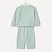 Amazon Essentials x Sofia Grainge Baby Girls' French Terry Pant and Top Set, Mint Little Strawberries, 3-6 Months