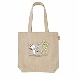 [ルートート] TALL スヌーピー トートバッグ レディース リサイクルコットン A4 タテ型 軽量 IP.トール.ピーナッツ-0T 8443 02 ベージュ