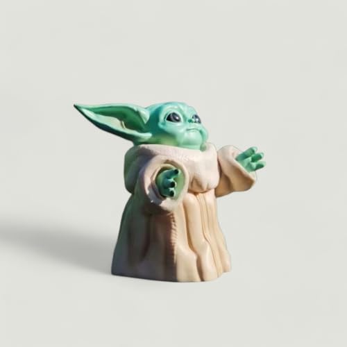 Image of Gifts- Baby Yoda Action Figure Toys for Car Dashboard, Study Table, Office Desk Decoration, 13x13 CM