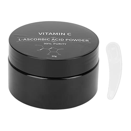 Polvo de Vitamina C para el Cuidado de la Piel, Polvo de ácido Ascórbico para Blanquear la Piel Y Manchas de Color de Pecas que Se Desvanecen, Polvo de Vitamina C para el Cuidado de la Piel para Uso D