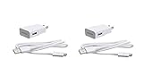 Samsung Universal Travel Charger for Galaxy S3/S4/Note 2, 2 Pack - Non-Retail Packaging - White